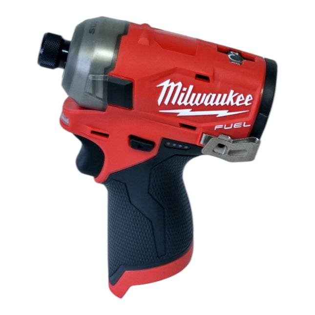 Milwaukee M12 FQID-252 Clé à choc sans fil 12 V 50 Nm 1/4" Brushless + 2x batterie 2,5 Ah + chargeur