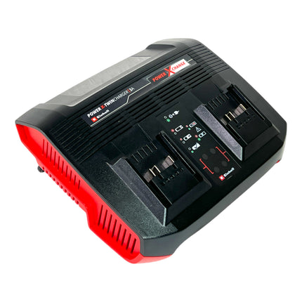Einhell Power X-Twincharger 3A cargador doble 18 V 3 A ( 4512069 ) para todas las baterías Power X-Change Li-Ion
