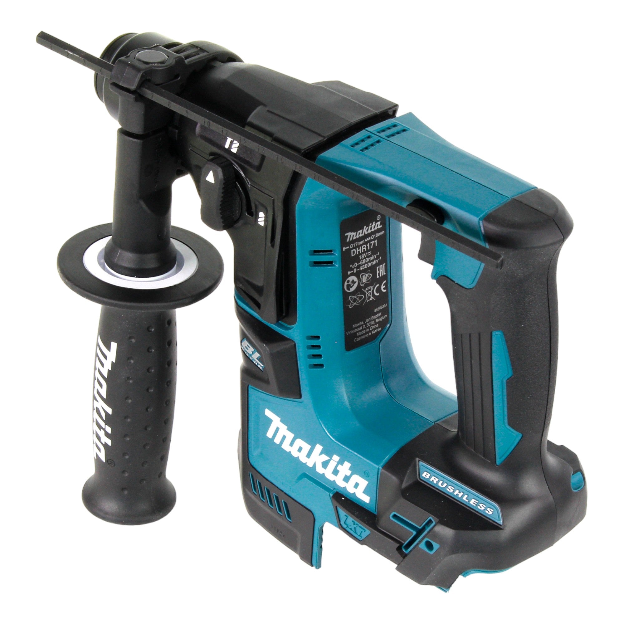 Makita DHR 171 M1X3 Akku Bohrhammer 18 V 1 2 J SDS Plus Brushless 1x Akku 4 0 Ah 65 tlg Zubehoer Set Koffer ohne Ladegeraet 4 - toolbrothers