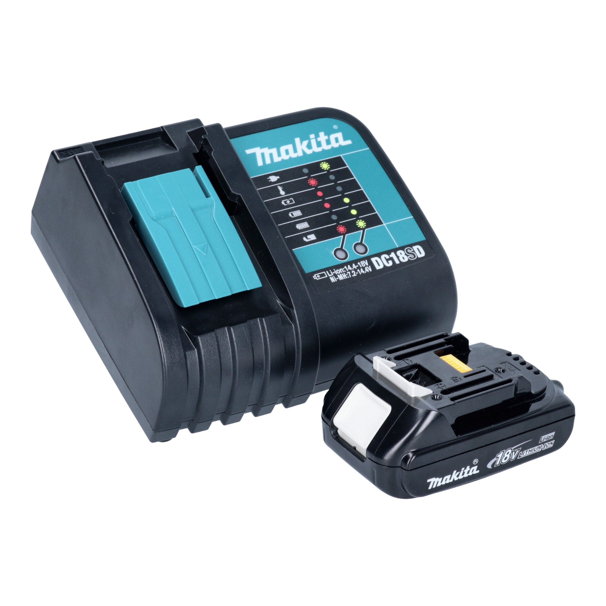 Makita DHR 171 SY1X3 Akku Bohrhammer 18 V 1 2 J SDS Plus Brushless 1x Akku 1 5 Ah Ladegeraet 65 tlg Zubehoer Set Koffer 3 - toolbrothers