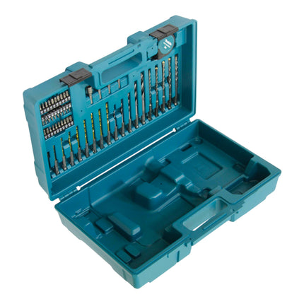 Martillo perforador sin cable Makita DHR 171 STX3 18 V 1,2 J SDS-Plus Brushless + 2x batería recargable 5,0 Ah + cargador + juego de accesorios de 65 piezas + maletín