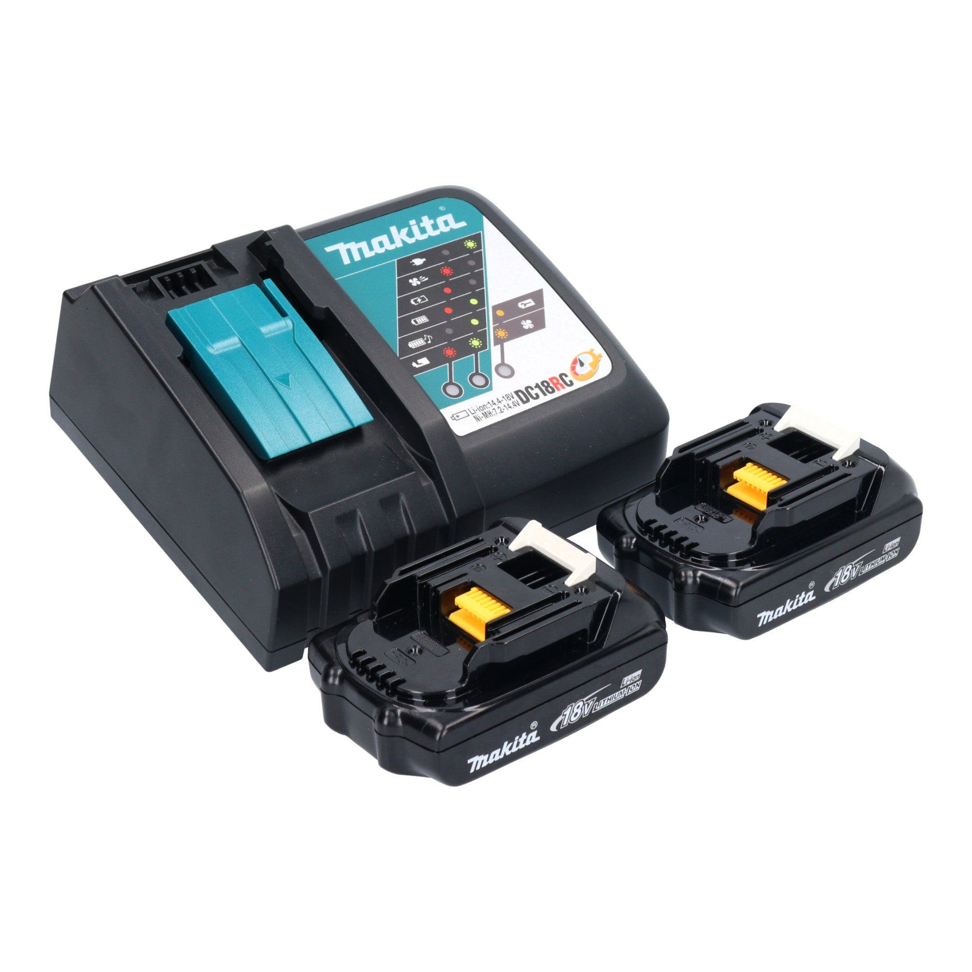 Makita DHR 171 RYX3 Akku Bohrhammer 18 V 1 2 J SDS Plus Brushless 2x Akku 1 5 Ah Ladegeraet 65 tlg Zubehoer Set Koffer 3 - toolbrothers