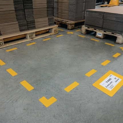 Marcador de aparcamiento ( 4000355261 ) forma rectangular 10 piezas