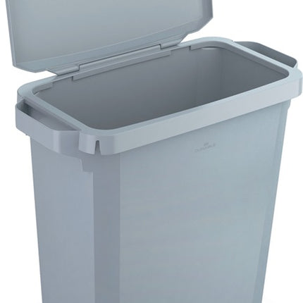 Trwała pokrywa na zawiasach (9000468687) PP szara W510xD285mm bezpieczna dla żywności