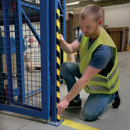 Wytrzymała ochrona narożników ( 9000480101 ) żółto/czarna 1000 mm typ C35