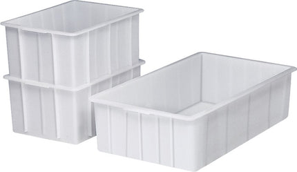 Craemer plastic bin ( 9000450311 ) square 55 l ND-PE white without handle hole