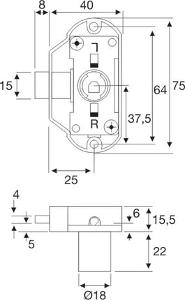 BMB espagnolette lock ( 3000271853 ) keyed alike incl. inner cylinder