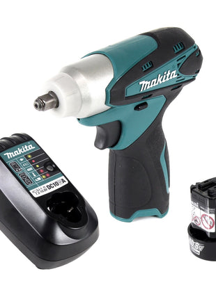 Makita TW 100 DWE1 Akku Schlagschrauber 10,8 V 3/8" + 1 x BL 1013 1,3 Ah Akku + DC 10 WA Ladegerät - ohne Koffer - Toolbrothers