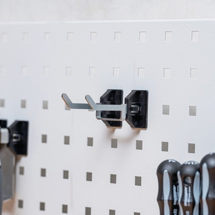 Bedrunka & Hirth portaherramientas SimplaClip ( 9000426503 ) B2xH6mm gancho 45 ° placas perforadas