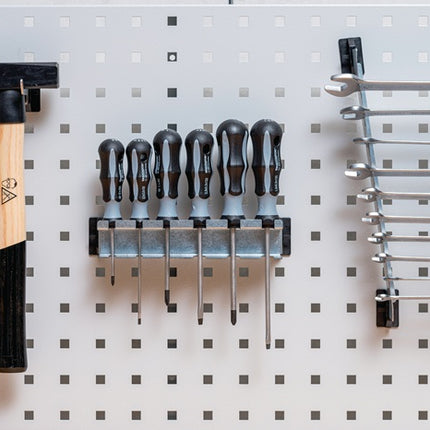 Bedrunka & Hirth portaherramientas SimplaClip ( 9000426503 ) B2xH6mm gancho 45 ° placas perforadas