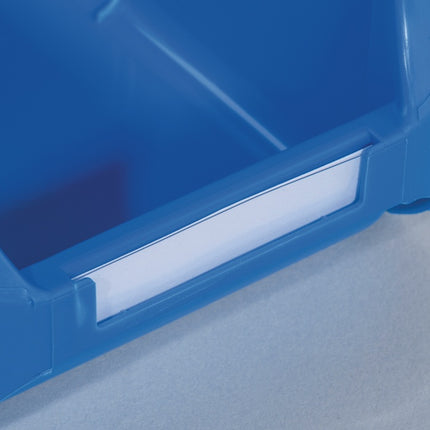 Allit label ( 9000448723 ) white with foil for open fronted storage box