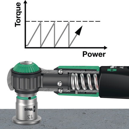 Wera torque wrench set Safe-Torque ( 4000822453 ) 10-piece 2 - 12 Nm 1/4 ″ square drive