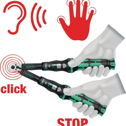 Llave dinamométrica Wera Click-Torque X 6 ( 8000377301 ) 80 - 400 Nm