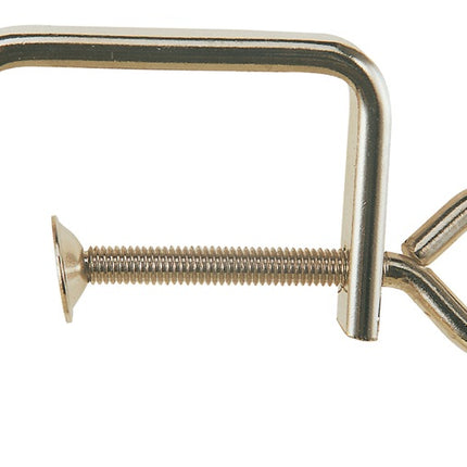 Morsetto per seghetto ( 4000814030 ) Larghezza di serraggio 50 mm Spessore 4 mm nichelato