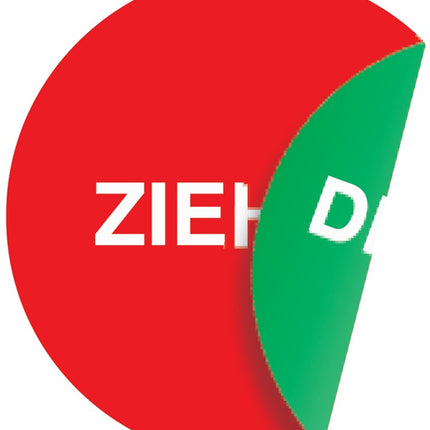 Door sticker ( 3000277038 ) Ø 100 mmLxW Self-adhesive film