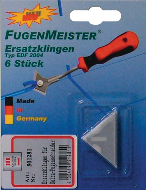 Spare blades Fugenmeister Delta ( 4300000832 ) 6 pieces on self-service card
