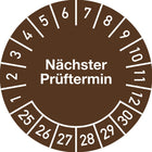 Multi-year inspection sticker ( 9000477117 ) Ø 30 mm foil