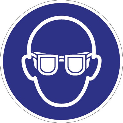 Señal obligatoria ASR A1.3/DIN EN ISO 7010 ( 9000477500 ) Utilizar protección ocular