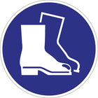 Mandatory sign ASR A1.3/DIN EN ISO 7010 ( 9000477514 ) Use foot protection