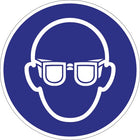 Señal obligatoria ASR A1.3/DIN EN ISO 7010 ( 9000477501 ) Utilizar protección ocular