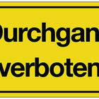 Cartello informativo ( 3000277105 ) Passaggio vietato Plastica