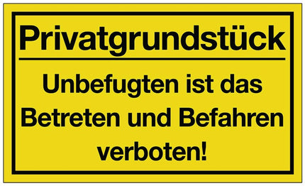 Cartello ( 3000277325 ) Proprietà privata Plastica