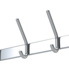 Wall coat rack ( 3000284071 ) Aluminium F1 natural coloured Hook spacing 150 mm