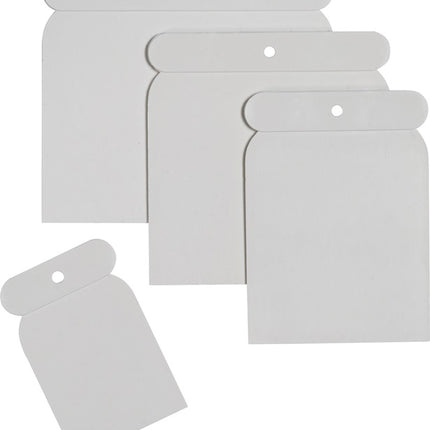 Japoński zestaw szpachli (4000816569) 4-częściowy plastikowy w przezroczystej torbie