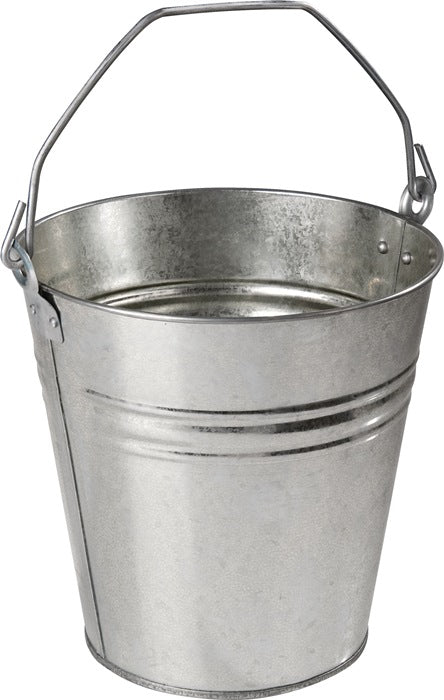 Cubo (9000466960) 9,5 l chapa de acero galvanizado plata Ø 280 mm altura 280 mm