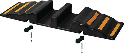 Ponte per tubi di gomma ( 4000350065 ) L850xL380xH90mm 6 strisce riflettenti