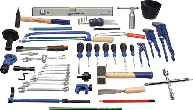 Assortiment d'outils ( 4000820304 ) 72 pièces pour le chauffage/sanitaire