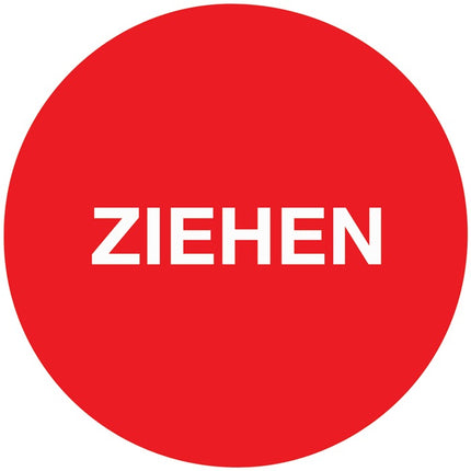 Autocollant de porte ( 3000277040 ) Ø 50 mmLxB Film autocollant