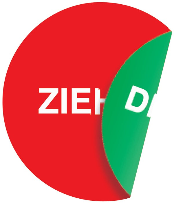 Door sticker ( 3000277039 ) Ø 50 mmLxW Self-adhesive film