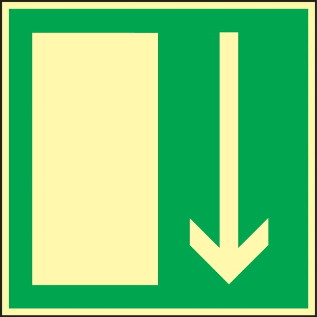 Rescue sign BGV A8 ( 3000277431 ) L148xW148 mm plastic