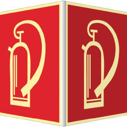 Winkelschild ( 3000277614 ) L148xB148 mm blanko weiß Kunststoff