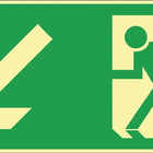 Rescue sign BGV A8 ( 3000277445 ) L297xW148 mm plastic
