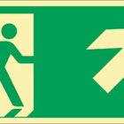 Escape sign DIN EN ISO 7010 ( 9000477440 ) L297xW148 mm plastic