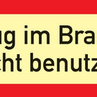 Znak ochrony przeciwpożarowej DIN 4066 ( 3000277596 ) L297xW105 mm Folia