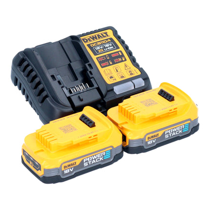 DeWalt DCM 849 E2 Polisseuse excentrique sans fil 18 V 180 mm Brushless + 2x Powerstack batterie 1,7 Ah + chargeur