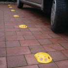 Marker button ( 9000490030 ) with white/red reflectors