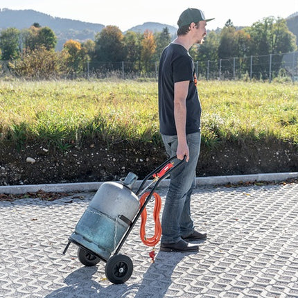 Rothenberger Wózek do transportu butli przemysłowych (9000443080) L485xW500xH1020mm dla butli 5-11 kg z gazem propan-butan