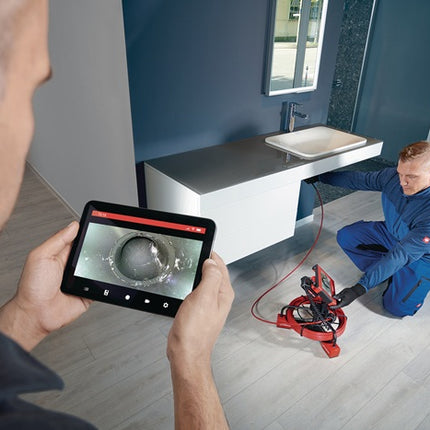 Rothenberger Caméra d'inspection ROCAM mini HD-Module 25/22 HD - Set AMP ( 8002983667 ) Tête de caméra Ø 25 mm 18 V 0 - 110 mm