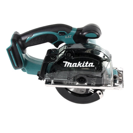 Makita DCS 552 RG1 18 V Akku Metall Handkreissäge 136 mm + 1x 6,0 Ah Akku und Lader + Sägeblatt und Schutzbrille - Toolbrothers