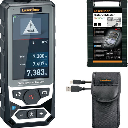 Laserliner Laser Rangefinder DistanceMaster LiveCam ( 4000858092 ) 150 m ± 1.5 mm