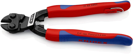 Knipex compact bolt cutters CoBolt ( 4000795400 ) length 200 mm multi-component sleeves soft 6 mm medium 5.2 mm hard 4 mm