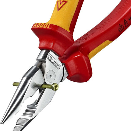 Pince combinée pointue Knipex ( 8002875246 ) longueur 185 mm chromée VDE