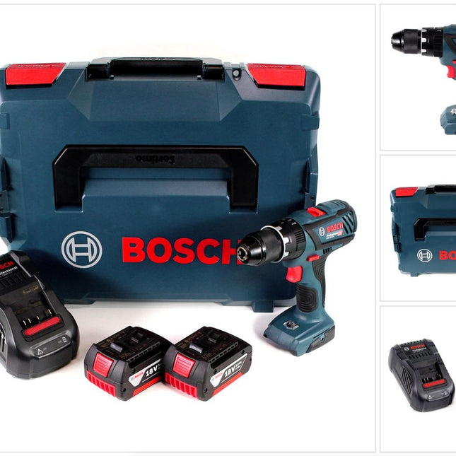 Bosch GSB 18 V-28 Professional 18 V Li-Ion Akku Schlagbohrschrauber in L-Boxx + 2 x 3,0 Ah Akku + Ladegerät - Toolbrothers