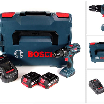 Bosch GSB 18 V-28 Professional 18 V Li-Ion Akku Schlagbohrschrauber in L-Boxx + 2 x 6,0 Ah Akku + Ladegerät - Toolbrothers