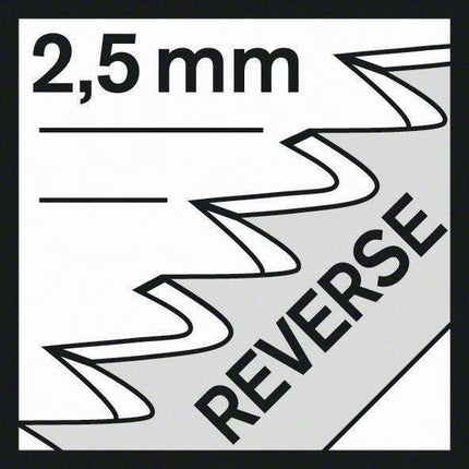 Hoja de sierra de calar Bosch T 101 BRF ( 8000346035 ) Longitud total 100 mm BIM