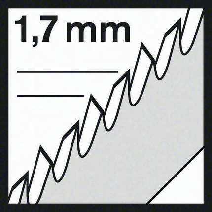 Lama per seghetto alternativo Bosch T 101 AIF ( 4000837568 ) lunghezza totale 100 mm BIM